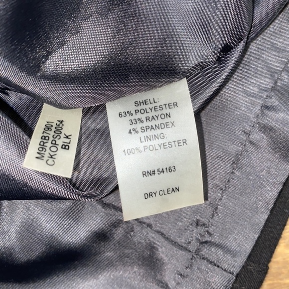 Calvin Klein black shift dress size 4 - Picture 7 of 7